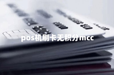 pos机刷卡无积分mcc-第7张图片