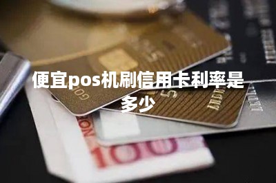 便宜pos机刷信用卡利率是多少